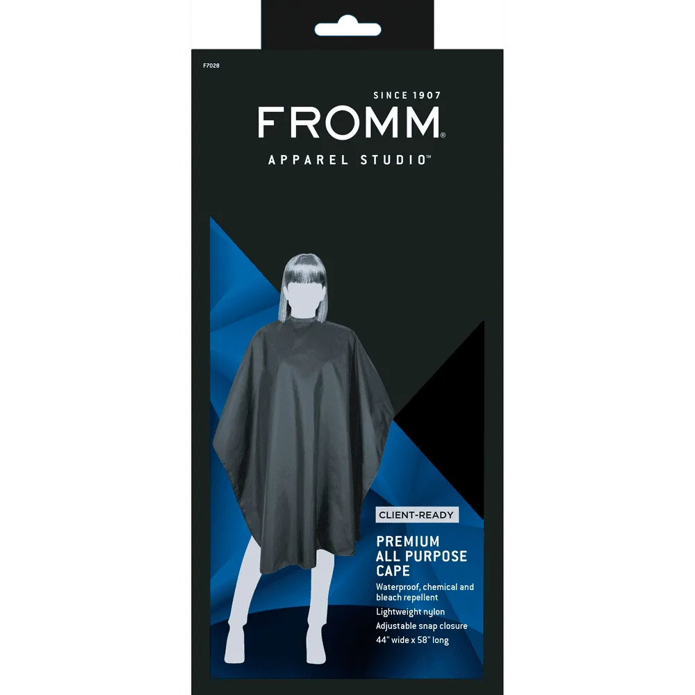 Fromm_Chemical_Bleach_Repellent_Shampoo_Cape_3 Saber Professional - Fromm Chemical & Bleach Repellent Shampoo Cape - MPN FRO02178 - Wholesale Salon Supply