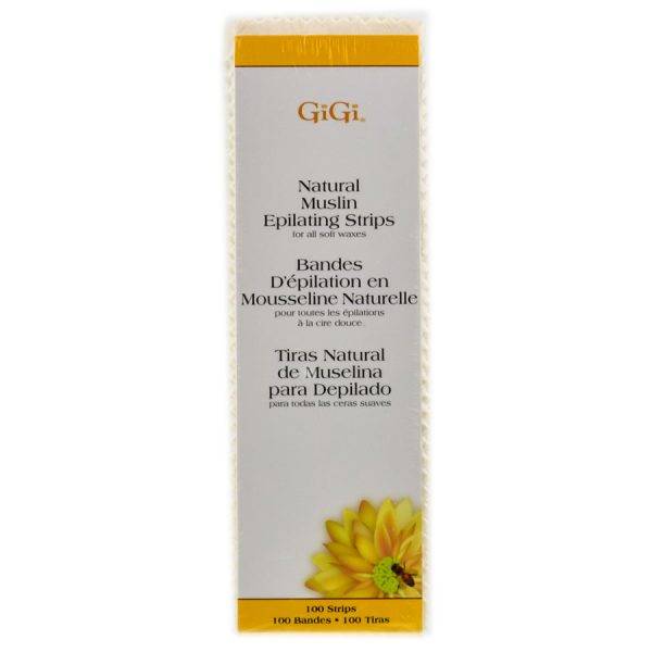 Gigi Natural Muslin Epilating Strips strips