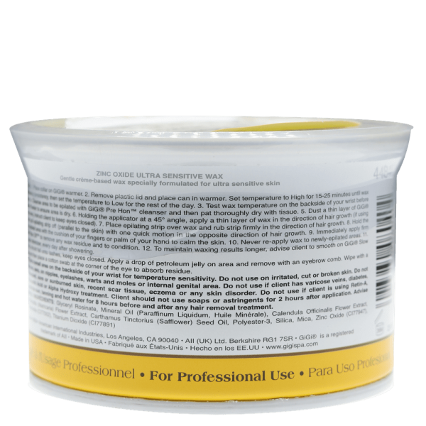 Gigi Zinc Oxide Ultra Sensitive Wax oz