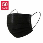 Guoyan -Ply Black Disposable Face Mask pk.