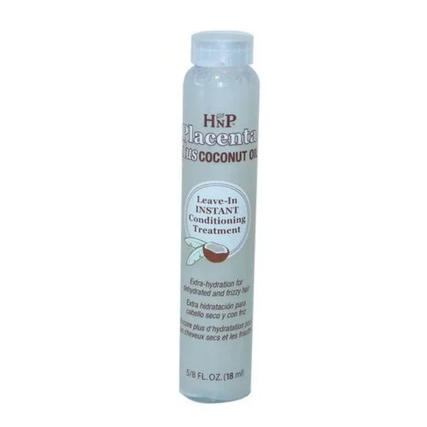 Hask Placenta Leave Instant Cond. Treatment Vials Coconut Oil oz