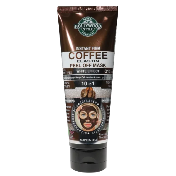 Hollywood Style Coffee Elastin Peel Off Mask oz Firming
