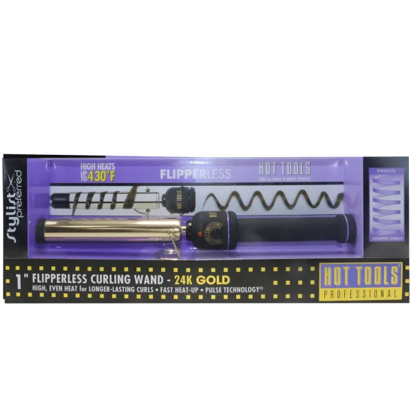 Hot Tools Gold Flipperless Curling Wand