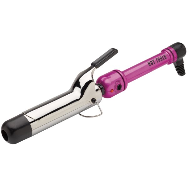 Hot Tools Pink Titanium Spring Curling Iron
