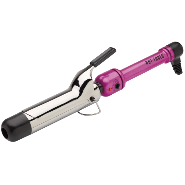Hot Tools Pink Titanium Spring Curling Iron