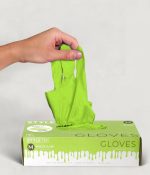Style Tek Lime Nitrile Gloves Powder Free 100ct.