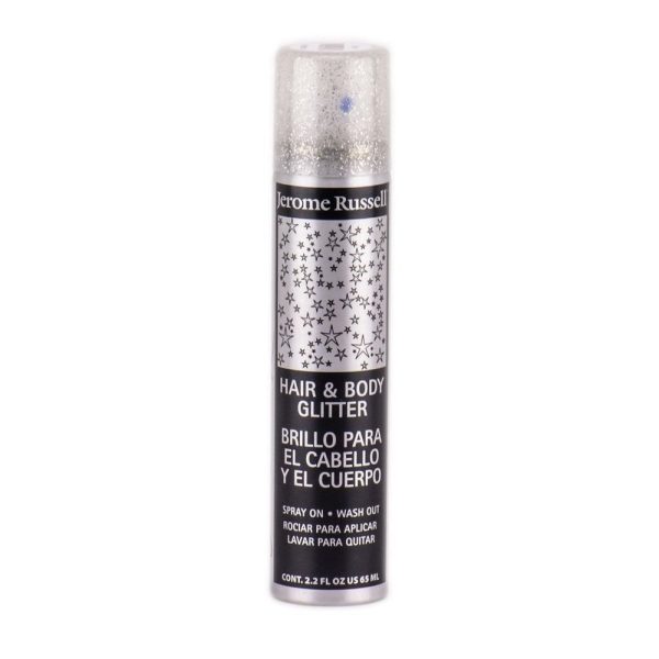 Jerome Russell Hair Body Glitter Spray Silver oz