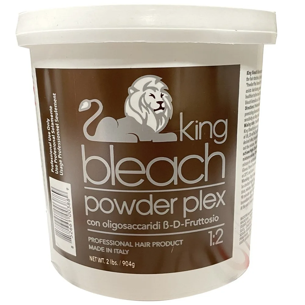 King_Bleach_Powder_Plex_lb_8 King Bleach Powder Plex 2lb. - MPN KIN00388 - Wholesale Salon Supply