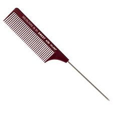 Krest Goldilocks Professional Combs Coarse/Long Tooth Rattail Steel Pin