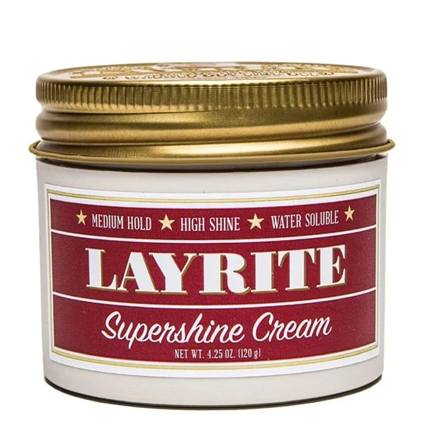 Layrite Supershine Hair Cream Medium Hold High Shine