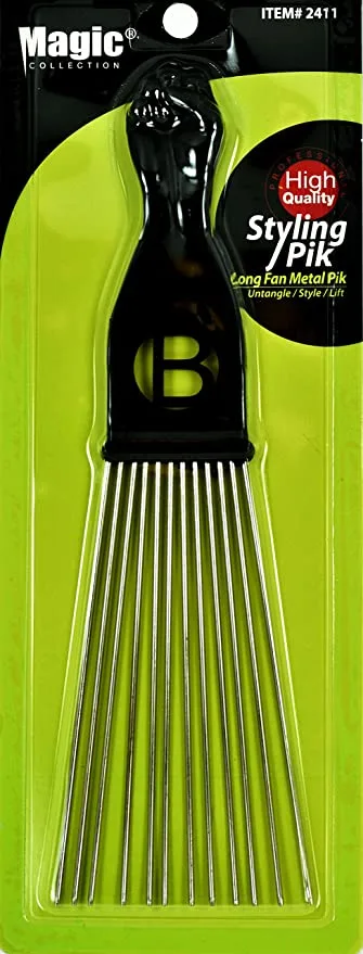 Magic_Long_Fan_Metal_Pik_6 Magic Long Fan Metal Pik - MPN MAG02411 - Wholesale Salon Supply