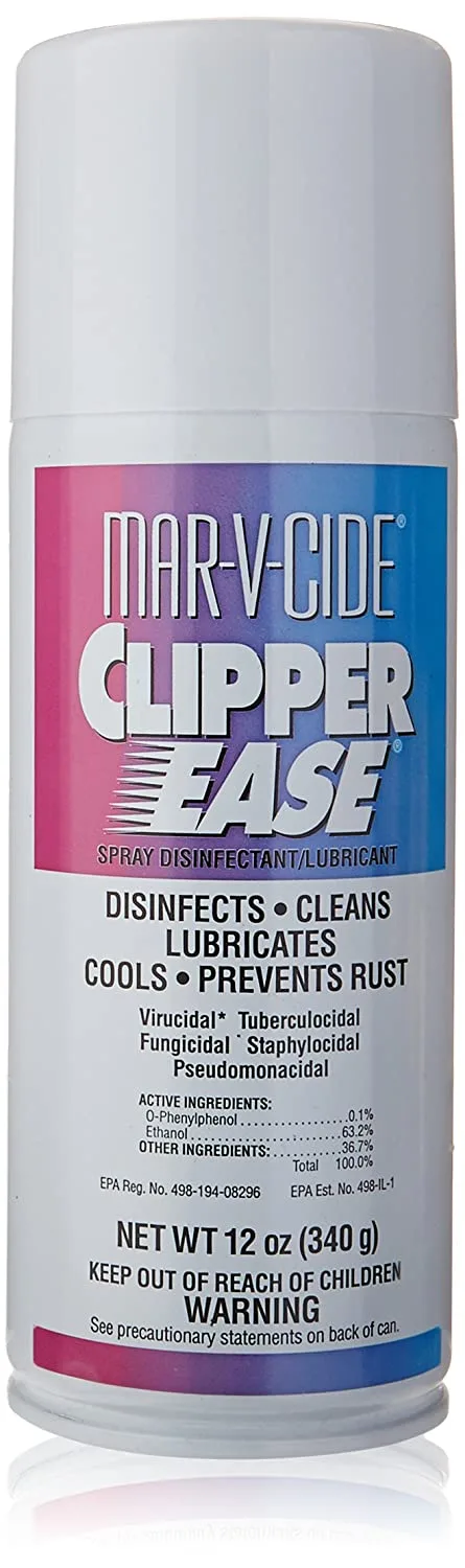 Marvy_Mar_V_Cide_Clipper_Ease_Spray_Disinfectant_Lubricant_oz_6 Marvy Mar-V-Cide Clipper Ease Spray Disinfectant/Lubricant 12oz - MPN MRV00381 - Wholesale Salon Supply
