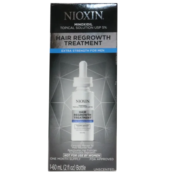 Nioxin Minoxidil Hair Regrowth Treatment Men oz Month Supply