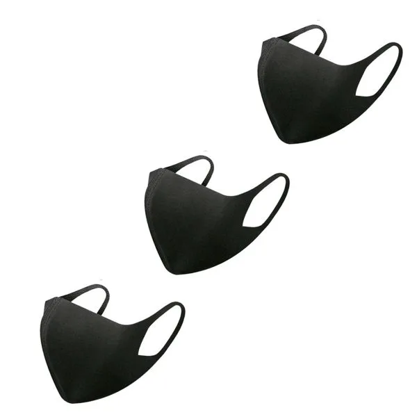 NuRevolution Antibacterial Mask Black pk.