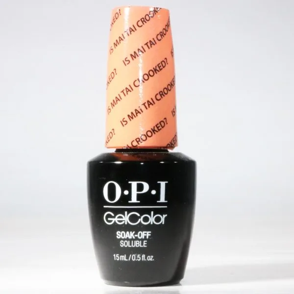 OPI Gelcolor oz Mai Tai Crooked?