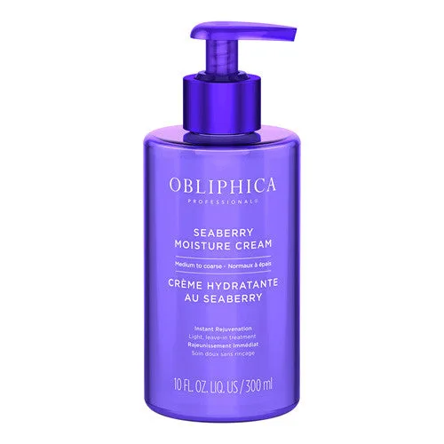 Obliphica Seaberry Moisture Cream Medium Coarse oz