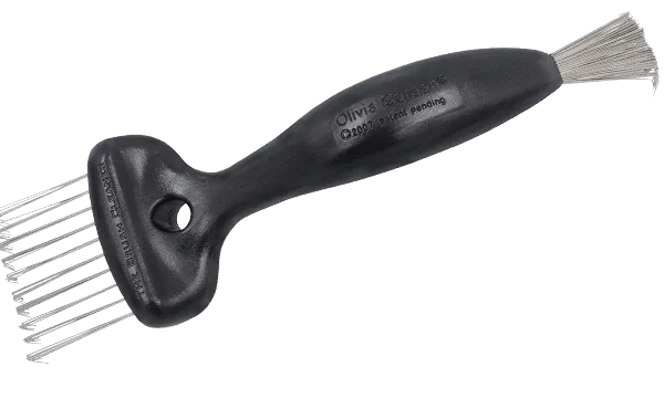 Olivia Garden Brush Cleaner Black