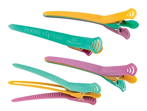 Olivia Garden Double Clip Petite pk. Assorted Color