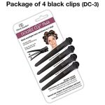 Olivia Garden Double Clip Petite pk. Black