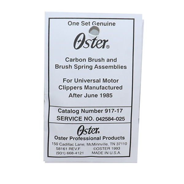 Oster Carbon Brush brush Spring Assemblies