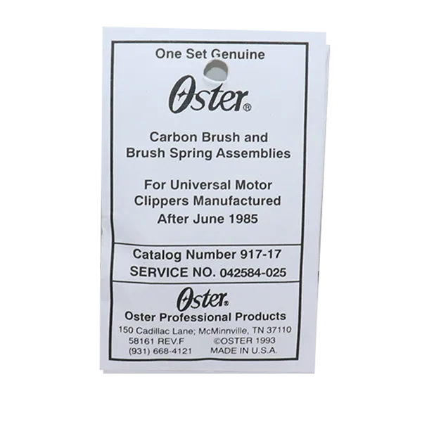 Oster Carbon Brush brush Spring Assemblies