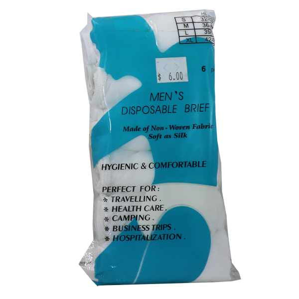 Palm Bay Men's Disposable Briefs Piece
