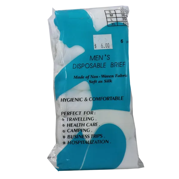 Palm Bay Men's Disposable Briefs Piece