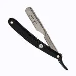 Parker Push Carriage Barber Razor Resin Handle Black