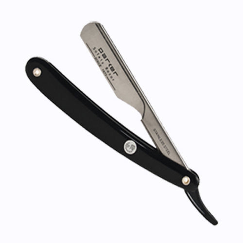 Parker_Push_Carriage_Barber_Razor_Resin_Handle_Black_2 Parker Push Carriage Barber Razor Resin Handle Black