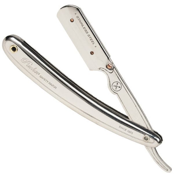 Parker Swing Lock Barber Razor Stainless Steel Handle