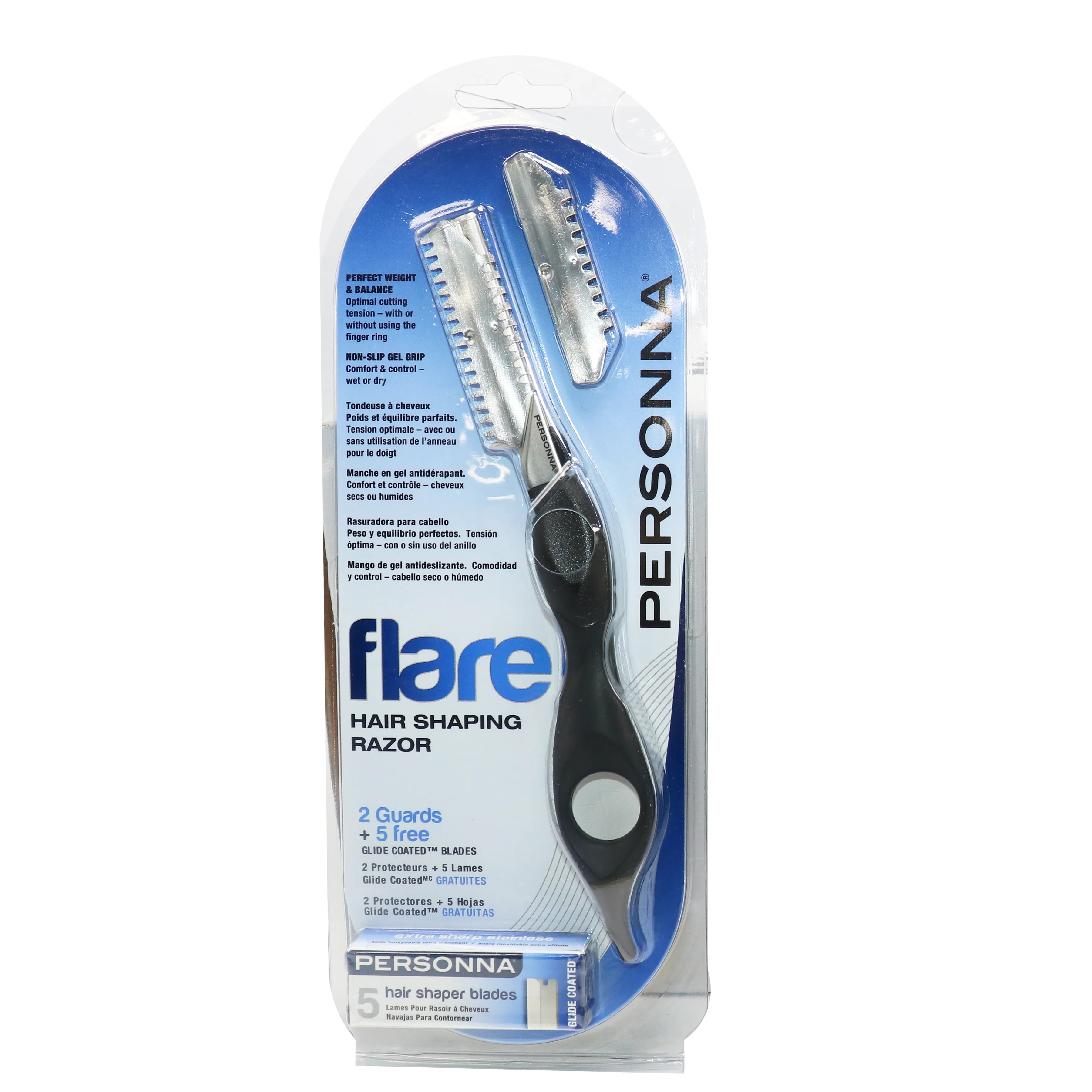 Personna_Flare_Razor_w_Free_Blades_New_6 Personna Flare Razor w/Free Blades*New* - MPN PRS60261 - Wholesale Salon Supply