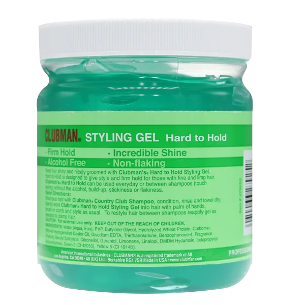Pinaud Clubman Styling Gel oz Hard Hold