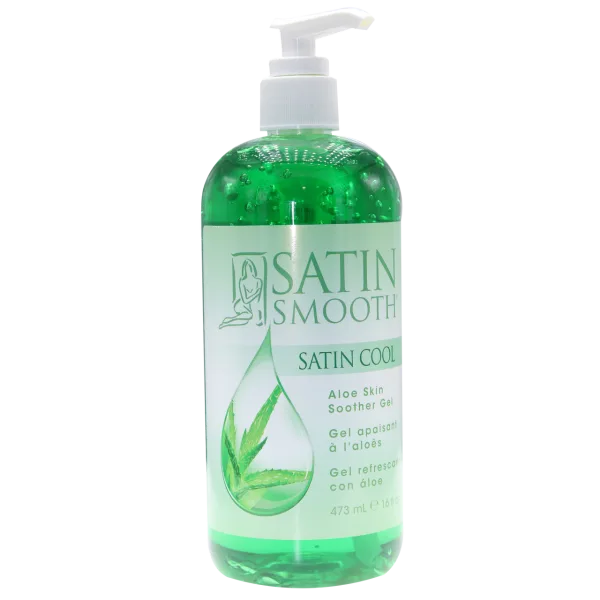 Satin Smooth Cool Aloe Skin Soother Gel oz