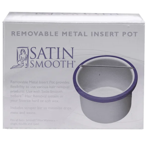 Satin Smooth Empty Metal Can