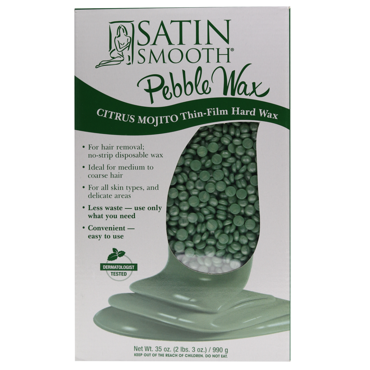 Satin Smooth Pebble Wax lbs.