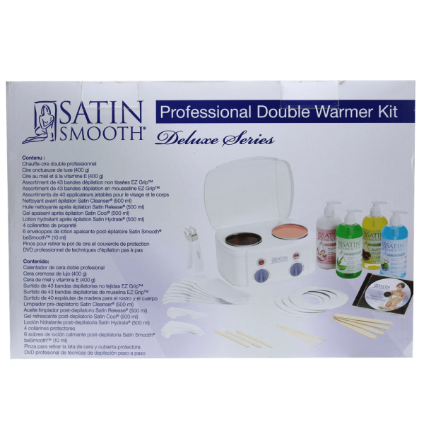 Satin Smooth Professional Double Wax Warmer Kit