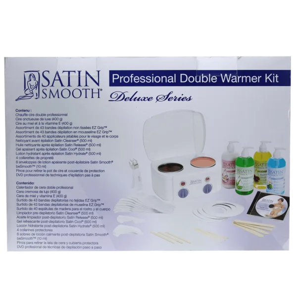 Satin Smooth Professional Double Wax Warmer Kit