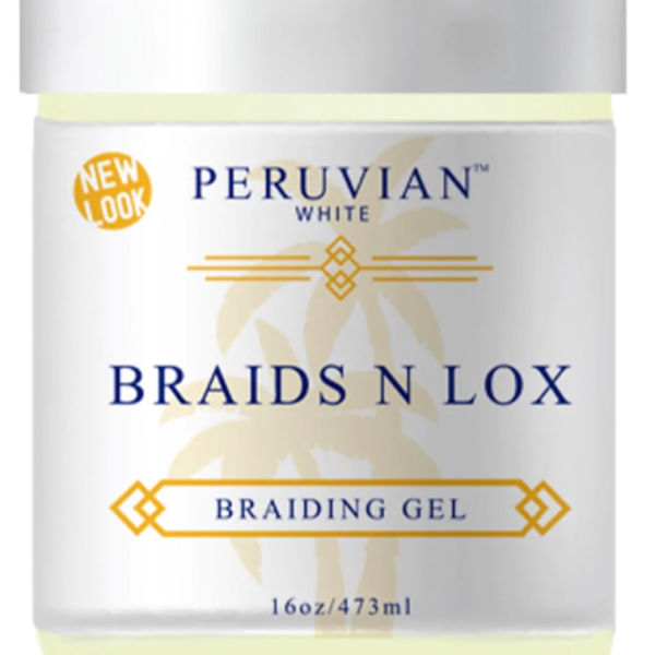 Peruvian White Braids N Lox Braiding Gel 16oz