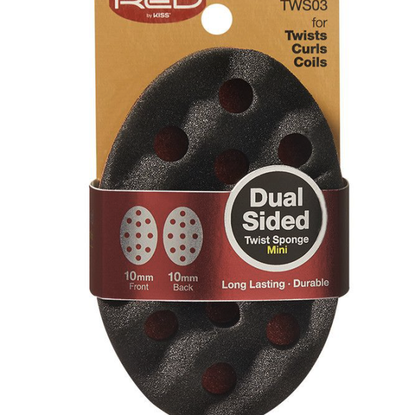 Kiss Red Dual Sided Twist Sponges - Mini