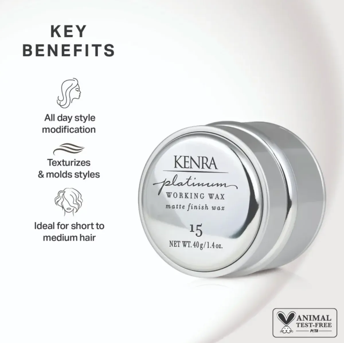 Kenra Platinum 15 Working Wax 1.4oz - MPN KEN10901 - Wholesale Salon Supply