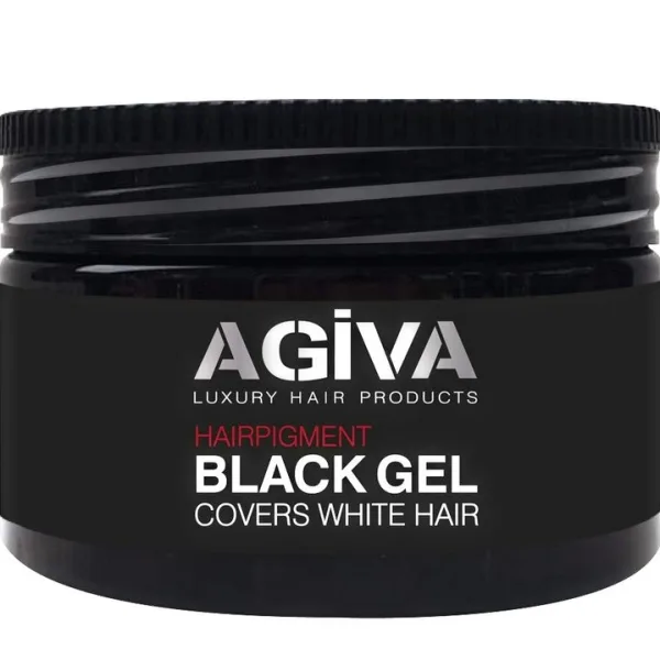 Agiva Black Hair Gel 250ml/8.45oz