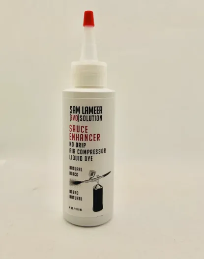 Sam Lameer Sauce Color Enhancement No Drip Liquid Dye 4oz - Natural Black