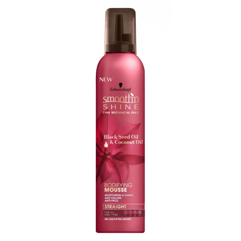 Smooth_N_Shine_Bodifying_Mousse_Black_Seed_Oil_Coconut_oz_New_4 Smooth 'N Shine Bodifying Mousse Black Seed Oil Coconut oz*New*