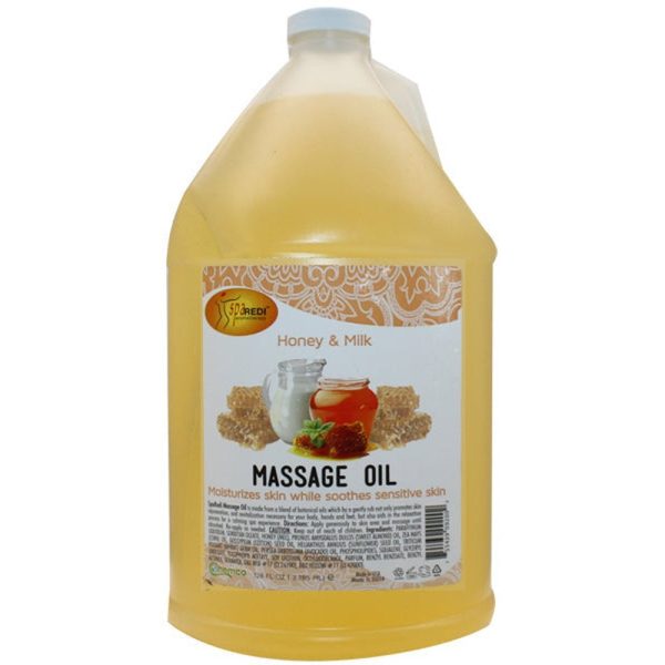 Spa Redi Massage Oil Honey Milk Gallon