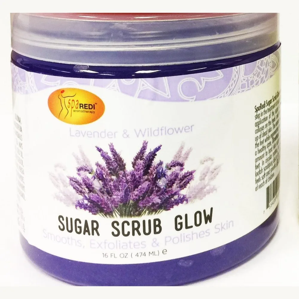 Spa_Redi_Sugar_Scrub_Lavender_Wildflower_oz_7 Spa Redi Sugar Scrub Lavender & Wildflower 16oz - MPN SPA01010 - Wholesale Salon Supply