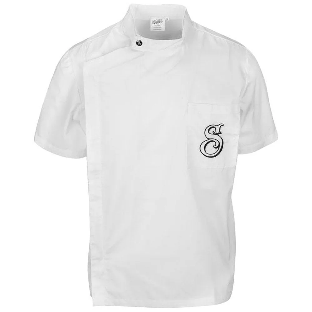 Suavecito_OG_Barber_Smock_White_XL_6 Suavecito OG Barber Smock White XL - MPN SUA10409 - Wholesale Salon Supply
