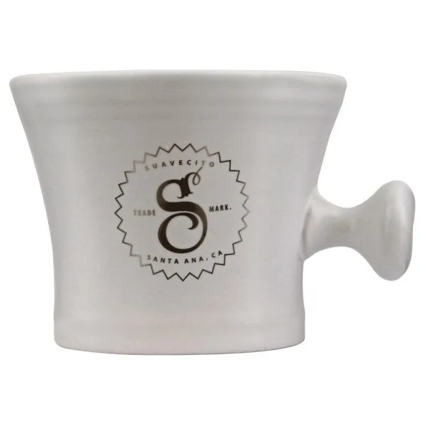 Suavecito White Shaving Mug