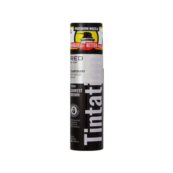 Kiss Tintation Temporary Hair Color Spray 11.5oz - Black
