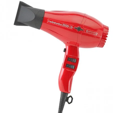 Twin Turbo Advanced Ceramic Ionic Dryer Red Watts