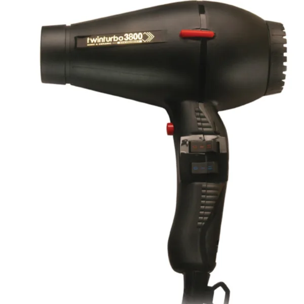 Twin Turbo Ceramic Ionic Dryer Black Watts